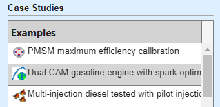 Case Studies pane in Model browser.