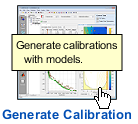 Generate Calibration icon in MBC Model Fitting app.