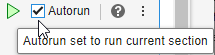 Autorun checkbox