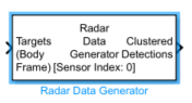 Radar Data Generator block