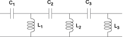 2-port LC highpass tee network