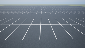 Parking lot scene