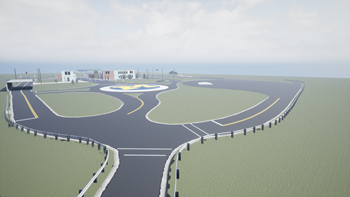 Virtual Mcity scene