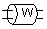 Differential lossy transmission line symbol