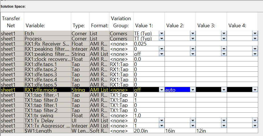 Number of simulation count increases as you sweep variables