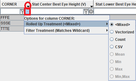 Rolling up data in a column.