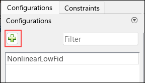 Configurations pane shows the newly added configuration.