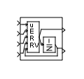 Unit Delay With Preview Enabled Resettable External RV (Obsolete) block