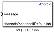 Android MQTT Publish block icon