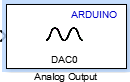 Analog Output block