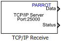 TCP/IP Receive block