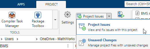 Check project.