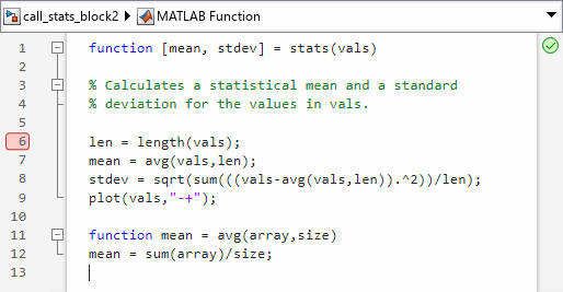 function matlab