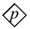 diamond shape with a p inside it
