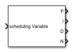 PID Gain Scheduler block