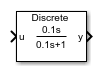 Washout (Discrete or Continuous) block