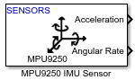 MPU9250 IMU Sensor block