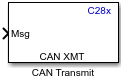 C28x CAN Transmit block