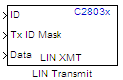 C2803x LIN Transmit block