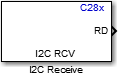 C28x I2C Receive block