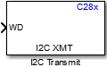 C28x I2C Transmit block