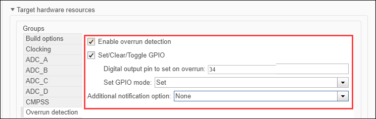 Overrun detection