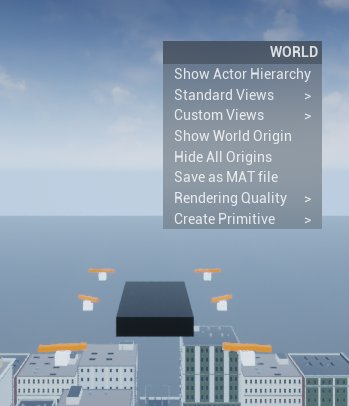 World context menu