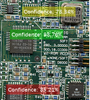 Circuit board with inserted text labeling Confidences