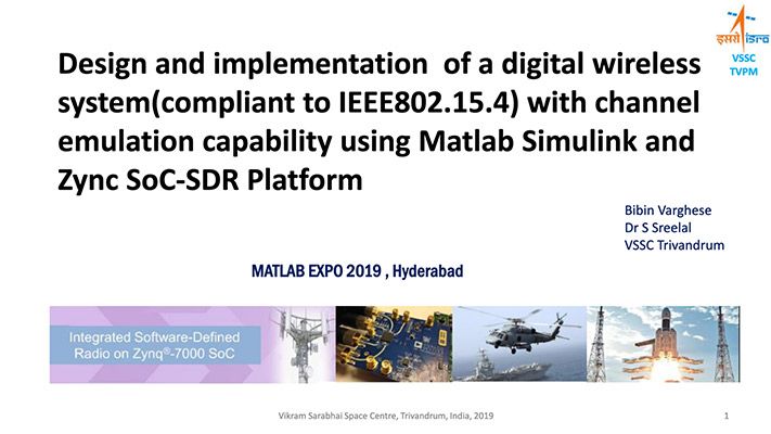 Design and Implementation of a Digital Wireless System on a Zynq SDR Platform using MATLAB and Simulink