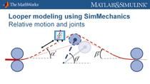 In this particular webinar you will learn how to use MathWorks products to model the looper-strip interaction for tension control.