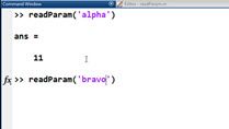 In last week's post, I showed how to generate code in MATLAB to automatically read in a file. In this video I show how to make a simple wrapper function around code generated in that way. This wrapper will allow MATLAB to quickly look up a parameter 