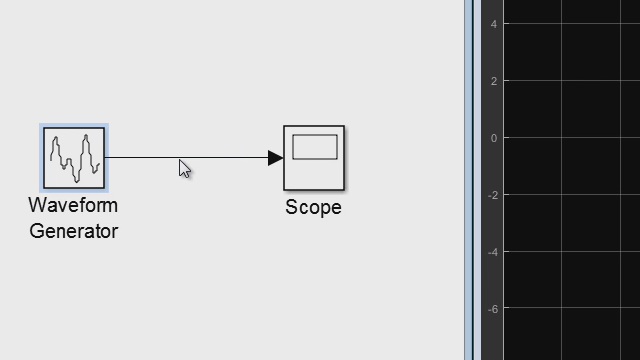 Define and output arbitrary waveform signals using Simulink .
